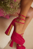 Shoes- Pink Vero platforms