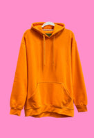 Orange Sweater- Hoodie with art