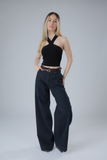 Denim Wide Leg Pants