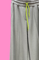 Sweatpants With Side-Buttons Grey