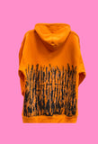 Orange Sweater- Hoodie with art